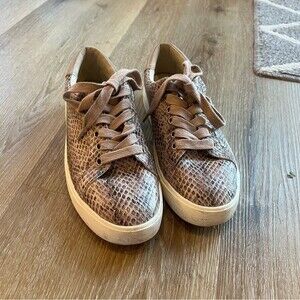 Sam Edelman Ethyl Women’s Reptile Print Sneakers Size 8